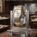 TORONTO Model 3237 Luxury Tonneau Series – Two-Tone Gold & Silver Stainless Steel Watch with White Dial & Day-Date Display