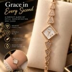TORONTO Women’s Rose Gold Geometric Diamond-Dial Watch (Model 2813)